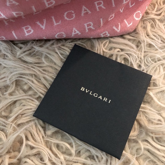 Authentic BVLGARI Pink Monogram Soft Canvas Tote - Picture 8 of 9